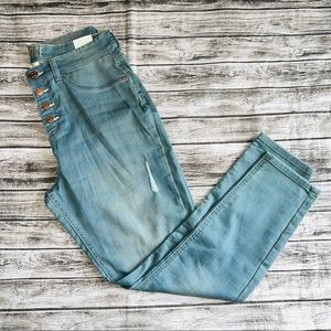 Justice girls high waist jeggings size 18 plus